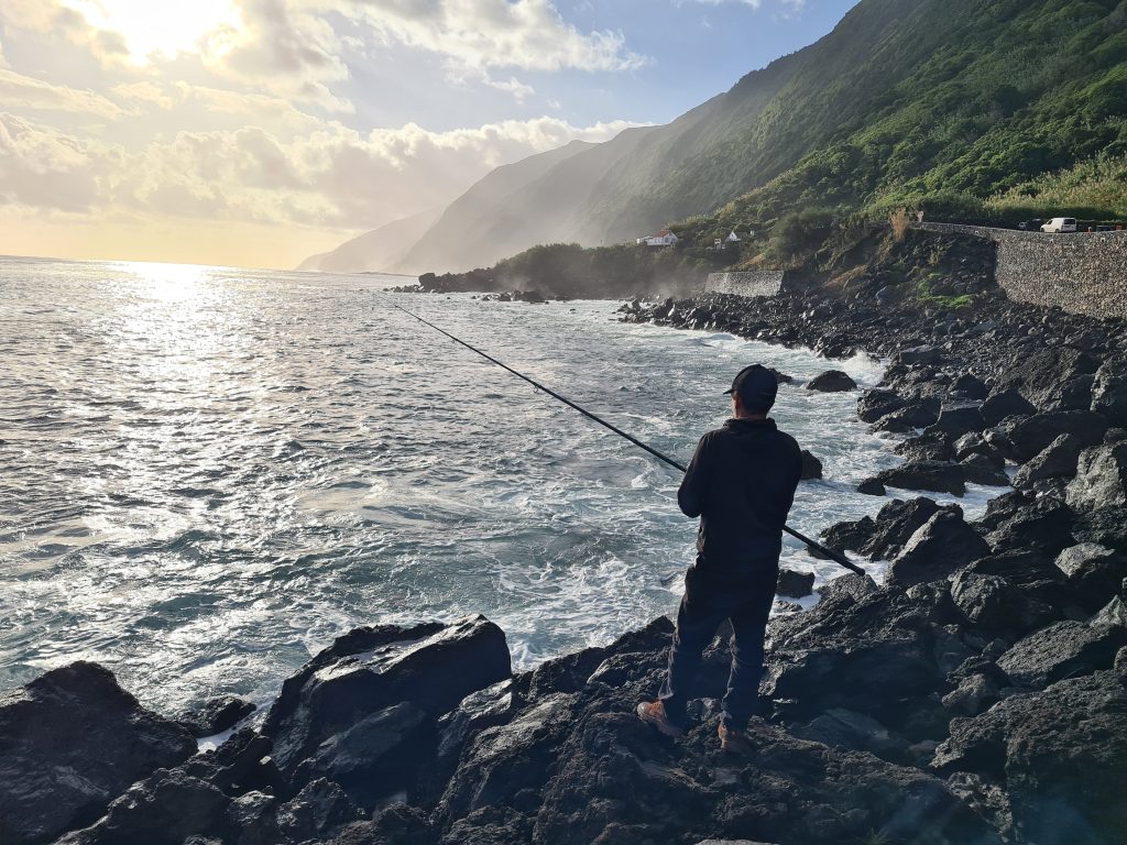 Pesca na fajã